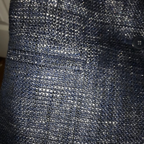 NY & Company Stretch Blazer - Size 6 Navy & silver - Picture 4 of 6